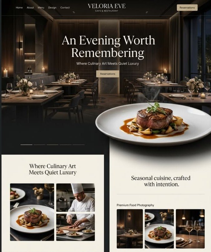 Plateforme web de restaurant